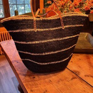Mar y Sol Straw Tote NEW WITH TAGS